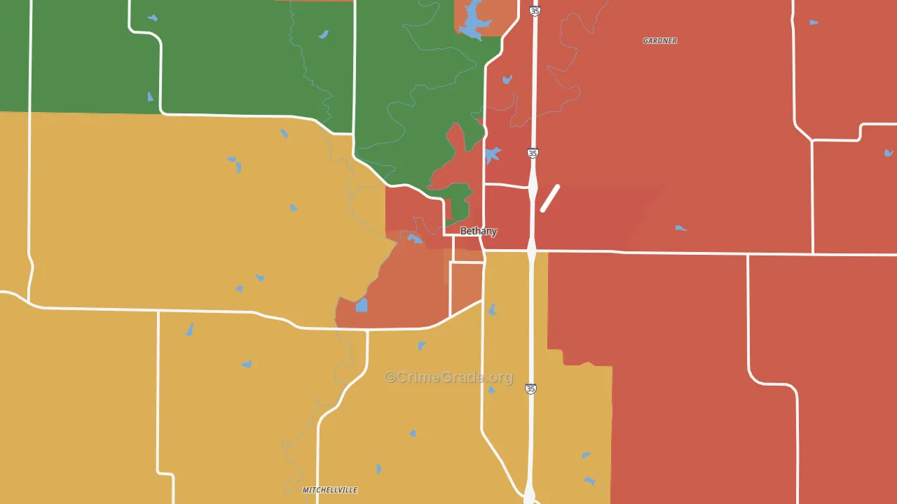 64424, MO Map of Drug-Related Crime Rates