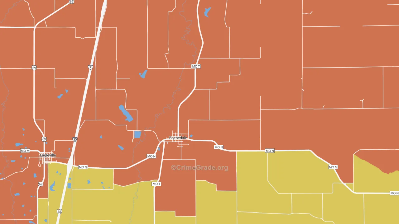 64426, MO Map of Drug-Related Crime Rates