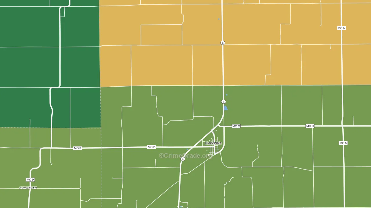 64430, MO Map of Drug-Related Crime Rates