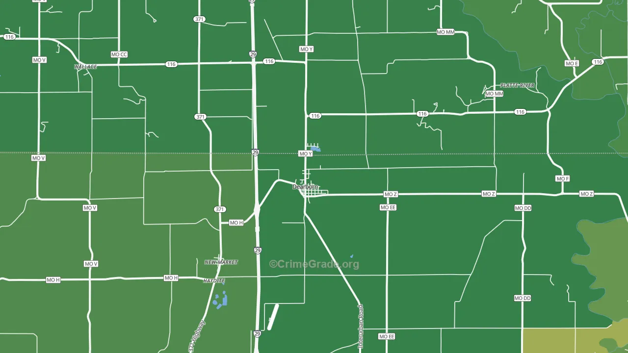 64439, MO Map of Drug-Related Crime Rates
