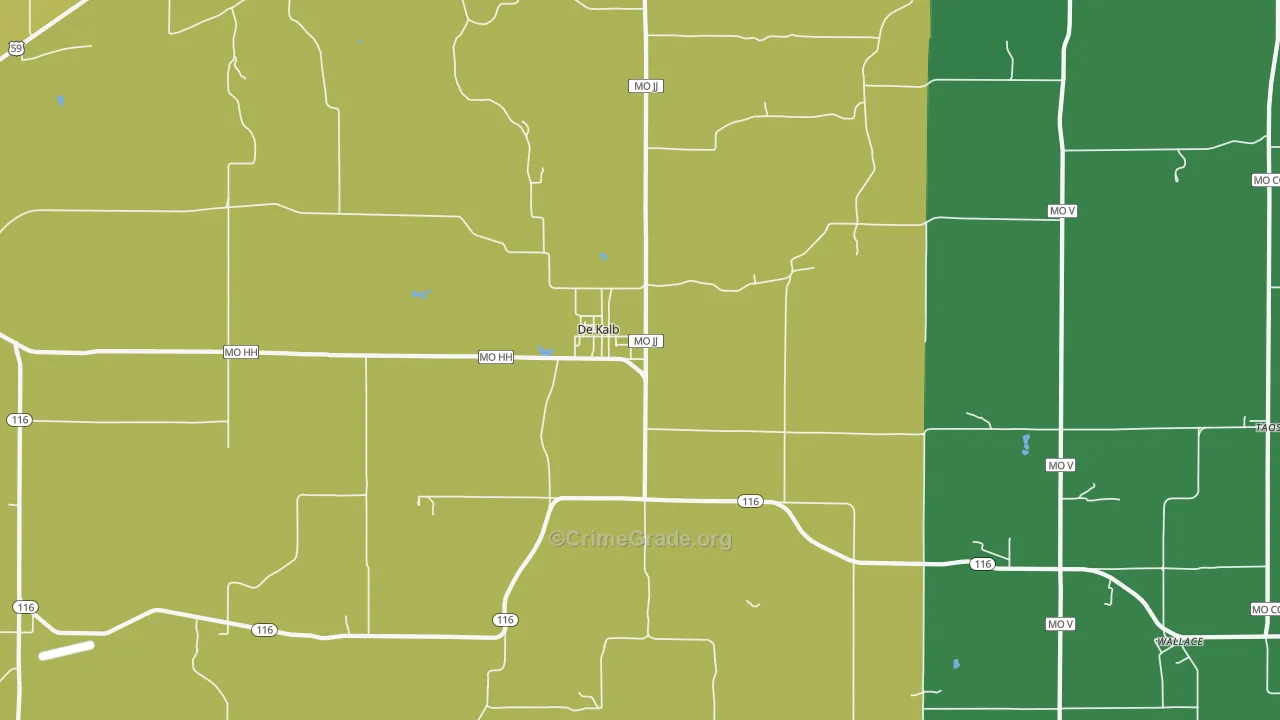 64440, MO Map of Drug-Related Crime Rates