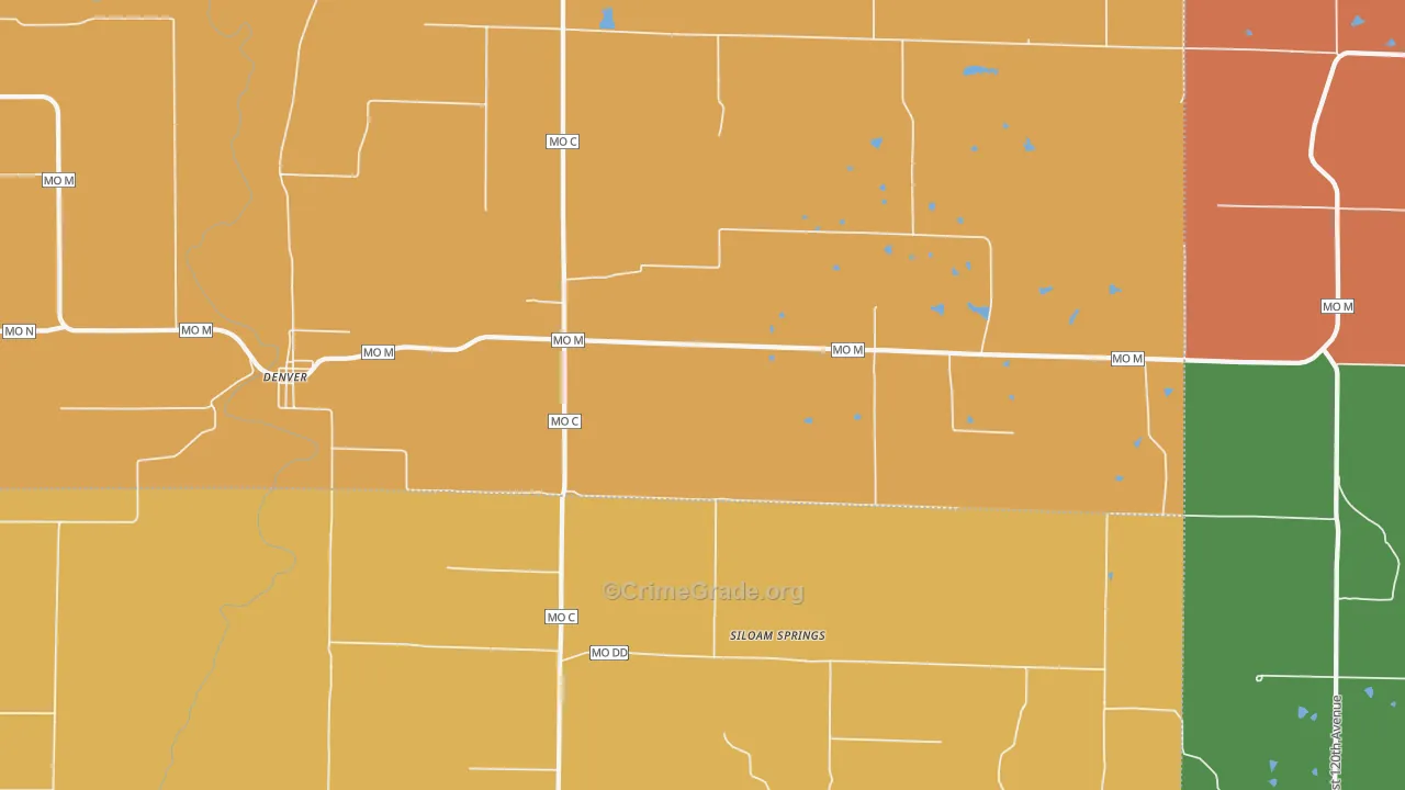 64441, MO Map of Drug-Related Crime Rates