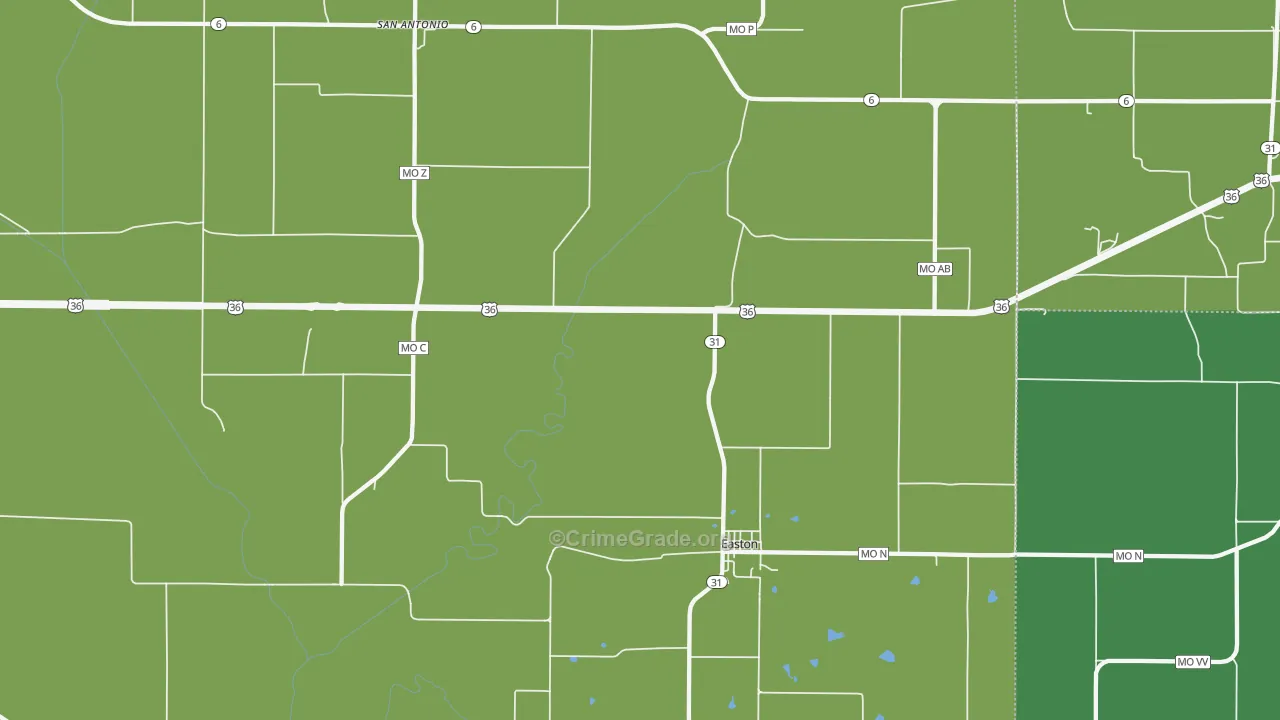 64443, MO Map of Drug-Related Crime Rates