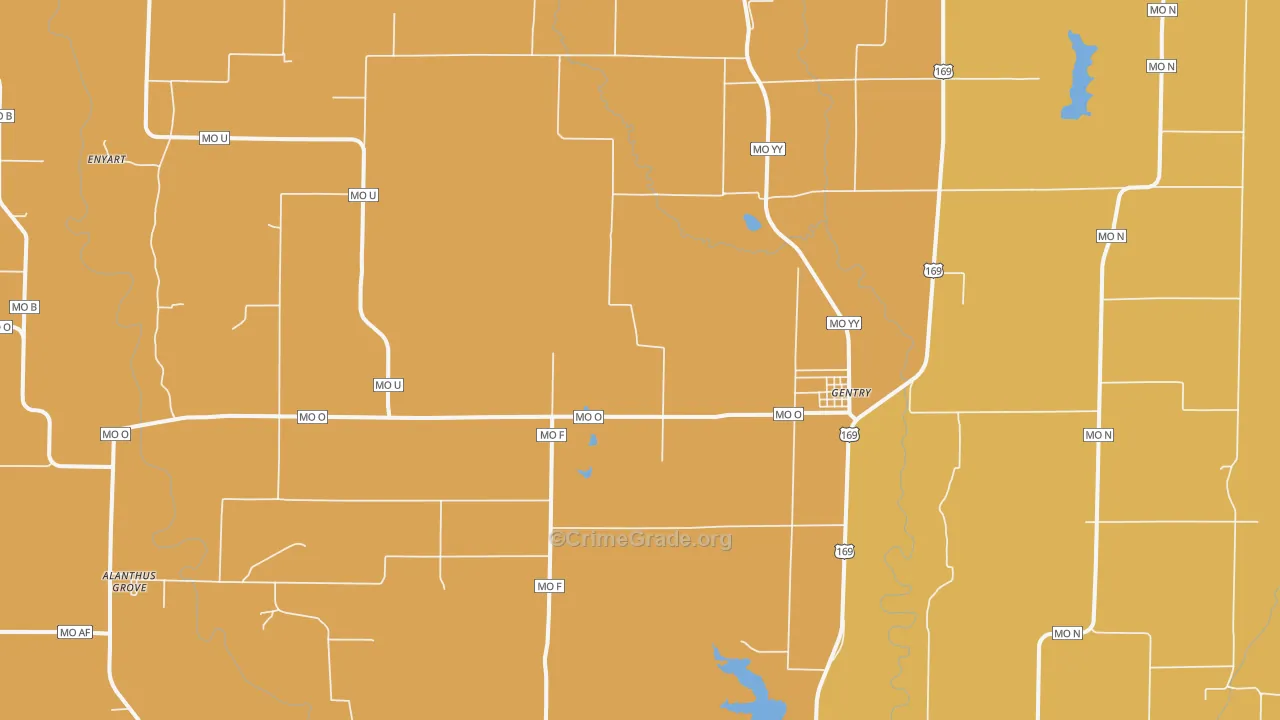 64453, MO Map of Drug-Related Crime Rates