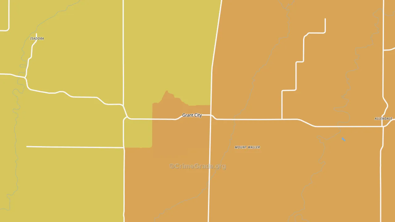 64456, MO Map of Drug-Related Crime Rates