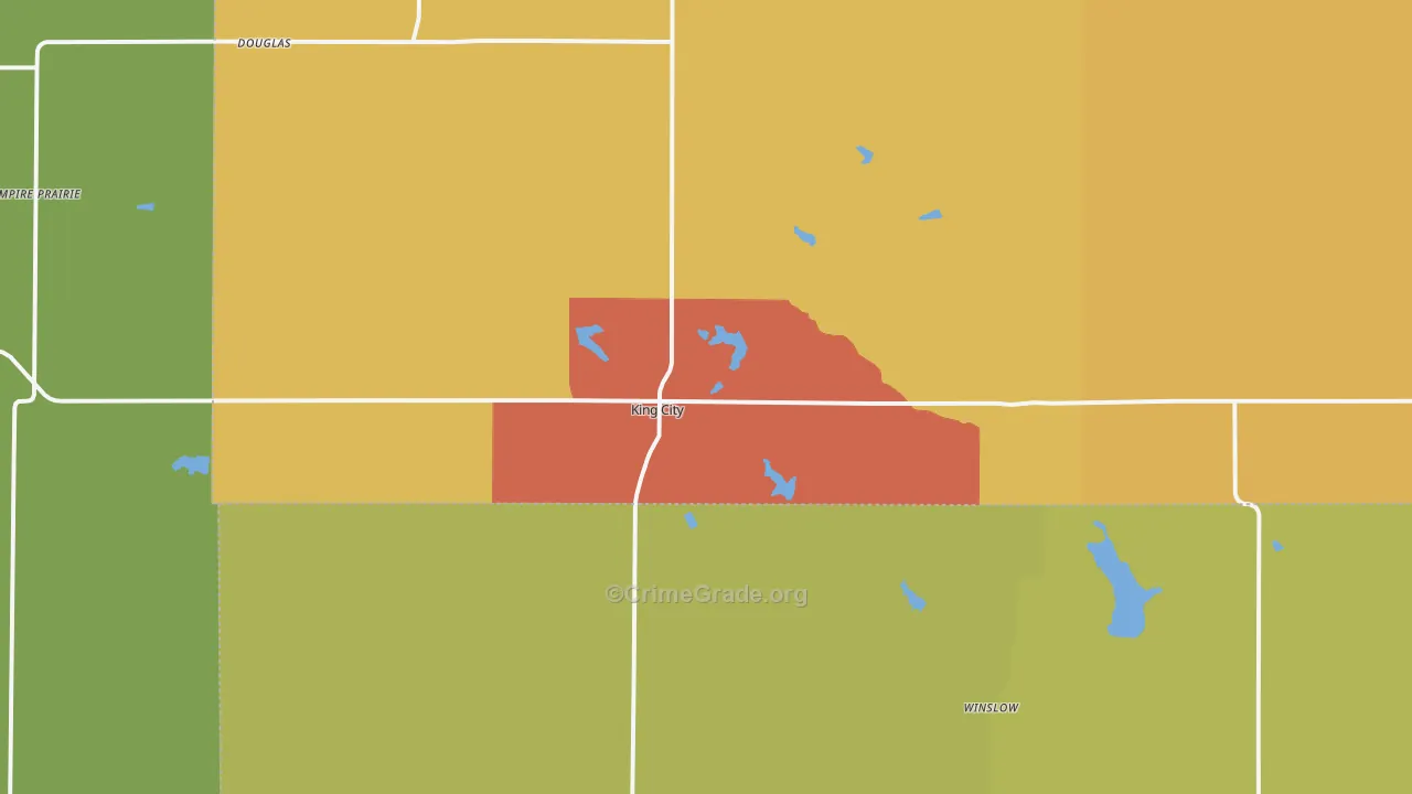 64463, MO Map of Drug-Related Crime Rates