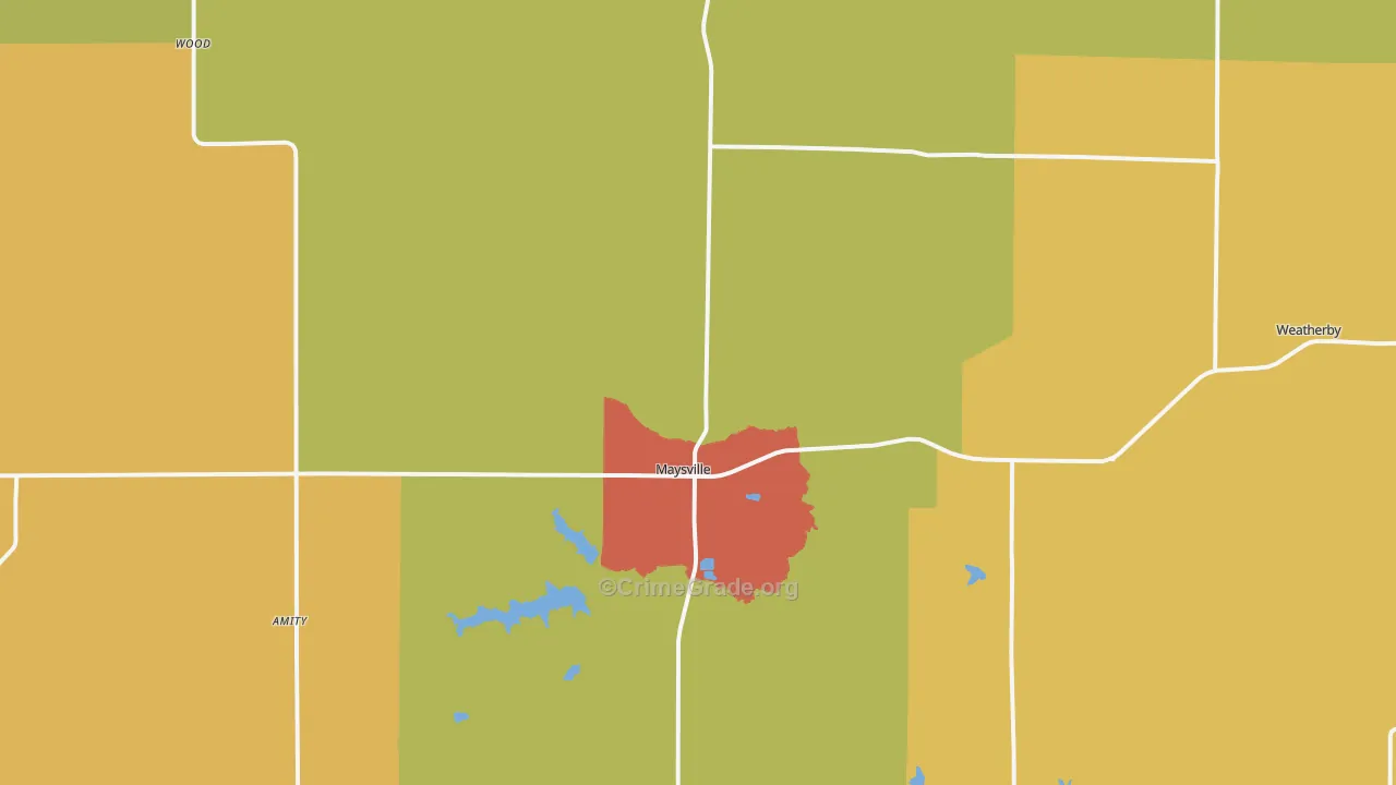 64469, MO Map of Drug-Related Crime Rates