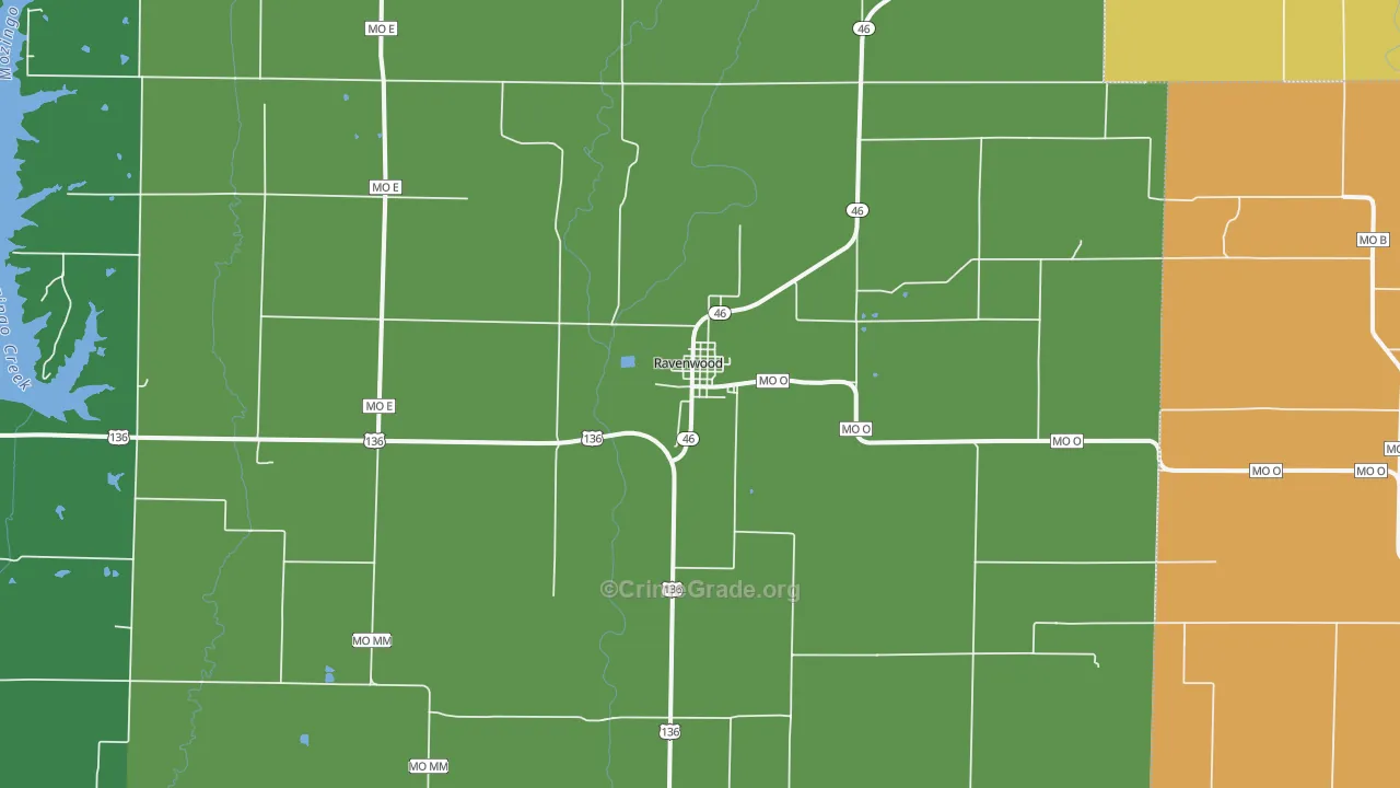 64479, MO Map of Drug-Related Crime Rates