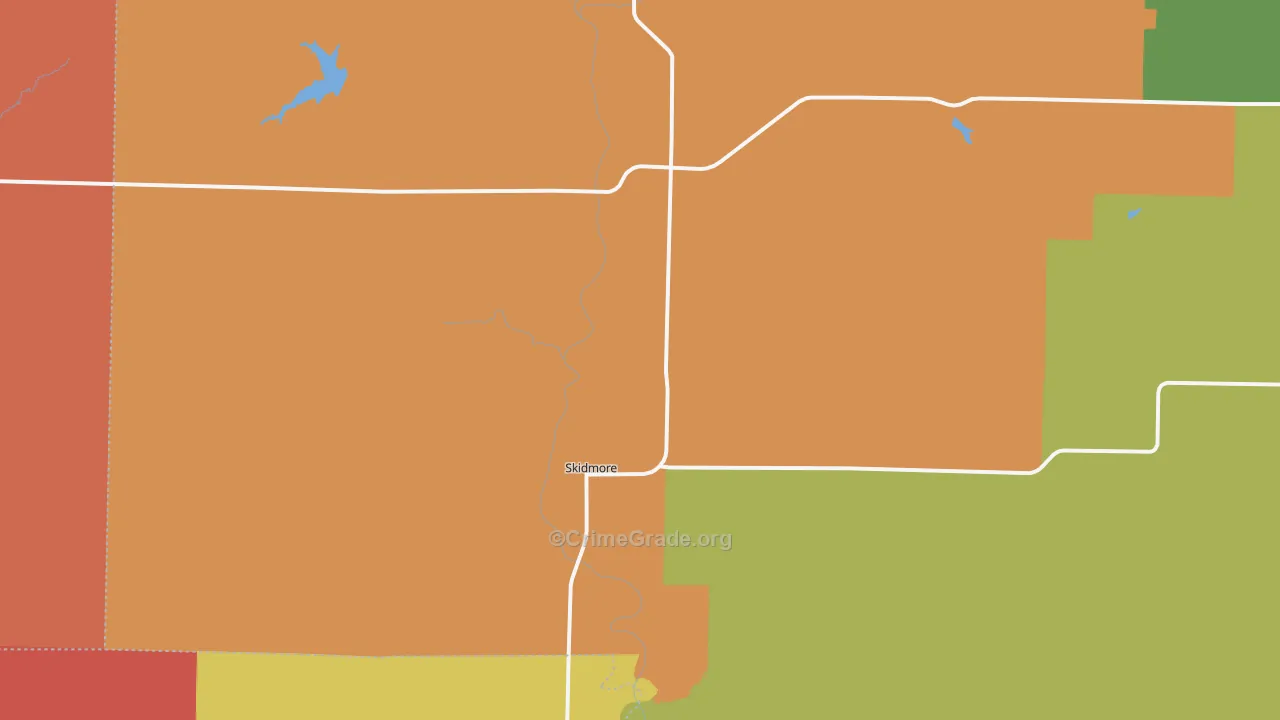 64487, MO Map of Drug-Related Crime Rates