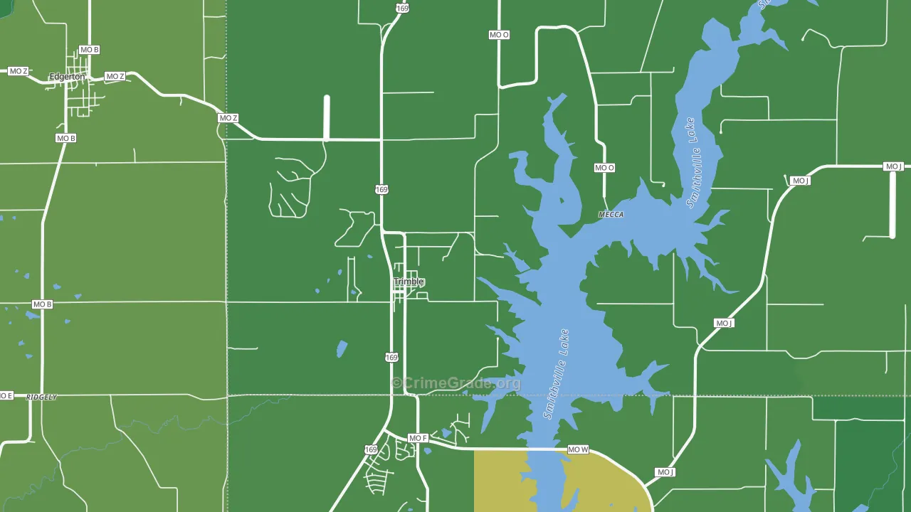 64492, MO Map of Drug-Related Crime Rates