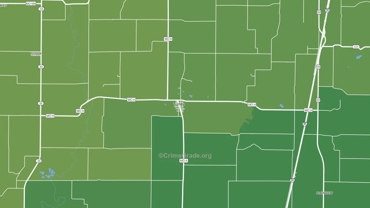 64493, MO Map of Drug-Related Crime Rates