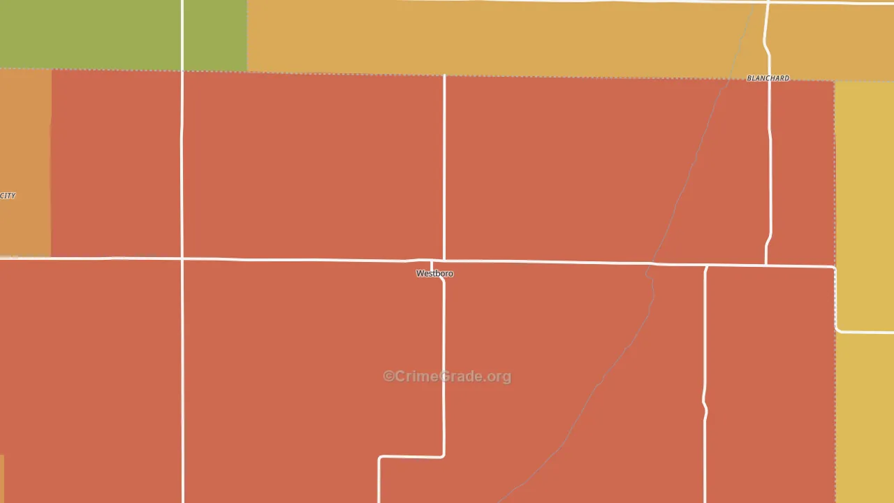64498, MO Map of Drug-Related Crime Rates