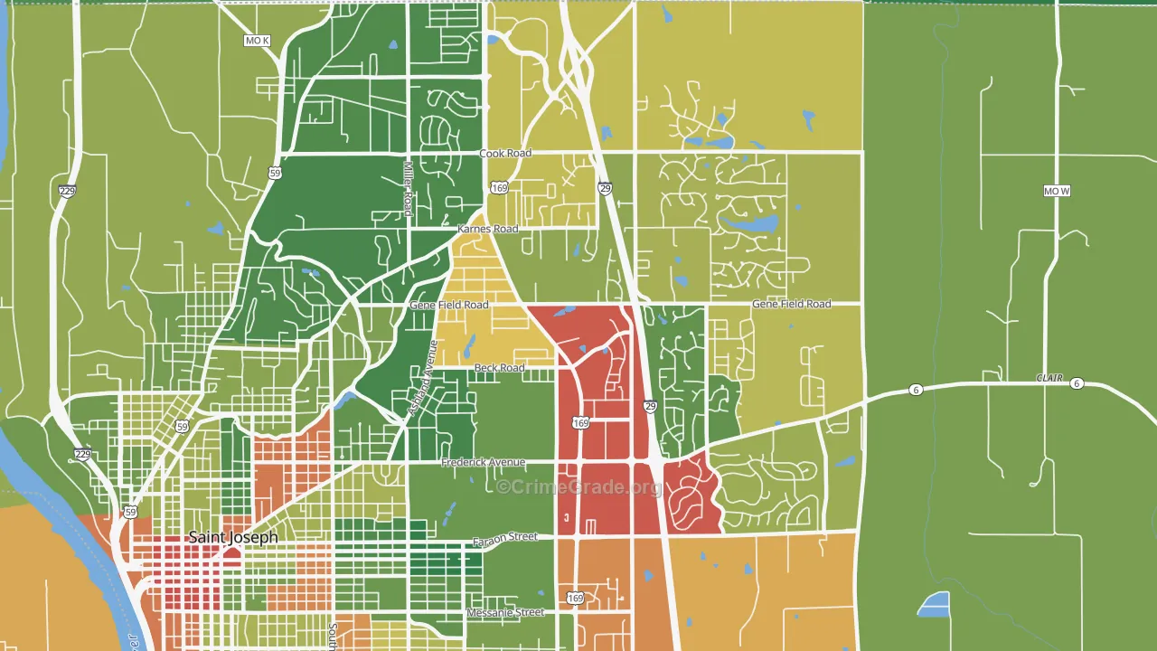 64506, MO Map of Drug-Related Crime Rates