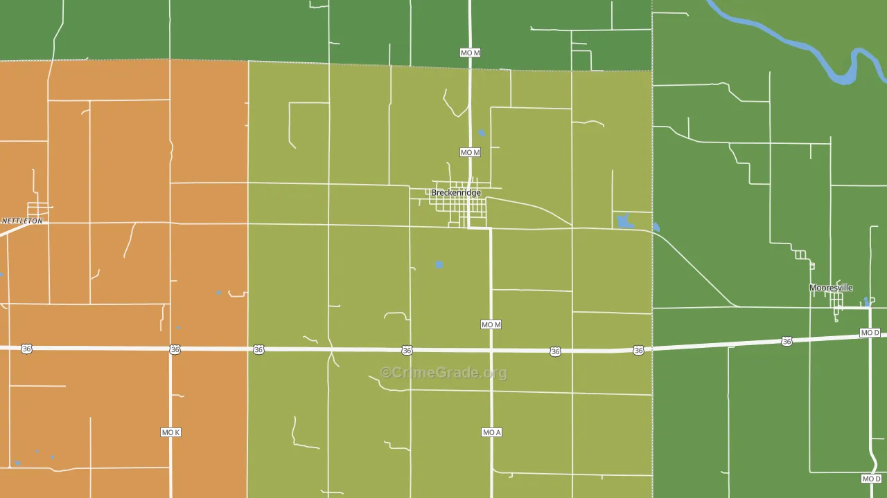 64625, MO Map of Drug-Related Crime Rates