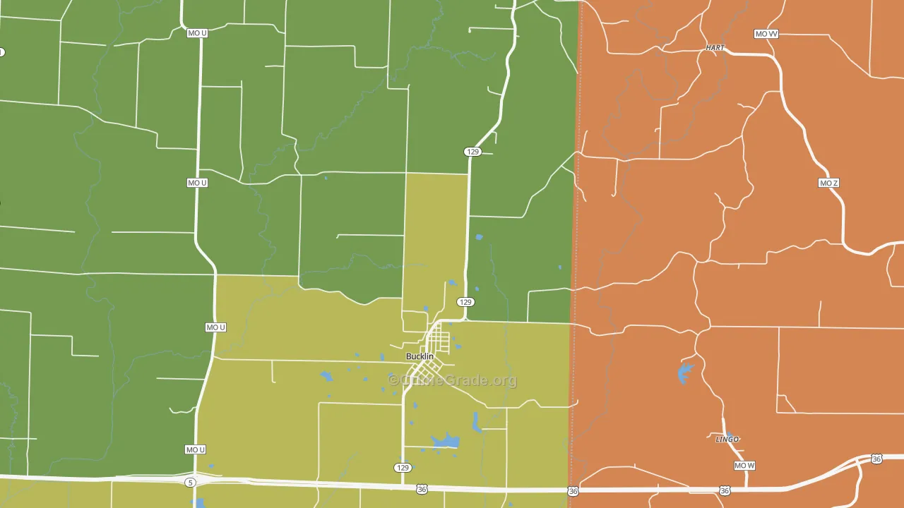 64631, MO Map of Drug-Related Crime Rates