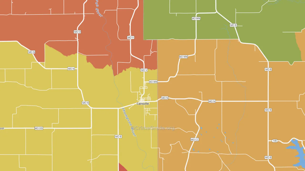 64632, MO Map of Drug-Related Crime Rates