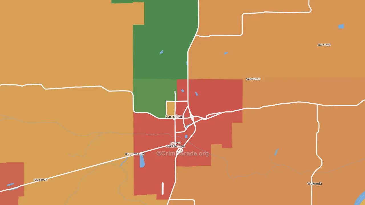 64633, MO Map of Drug-Related Crime Rates