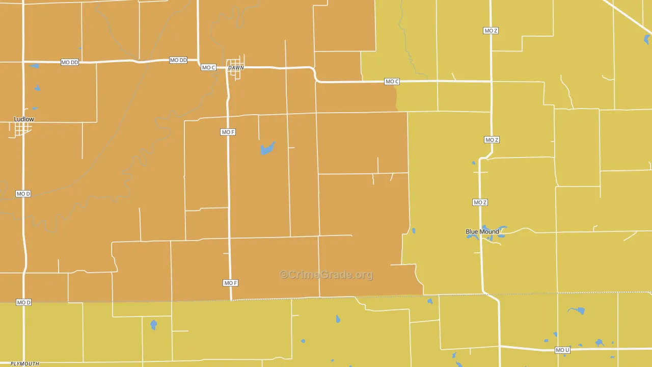 64638, MO Map of Drug-Related Crime Rates