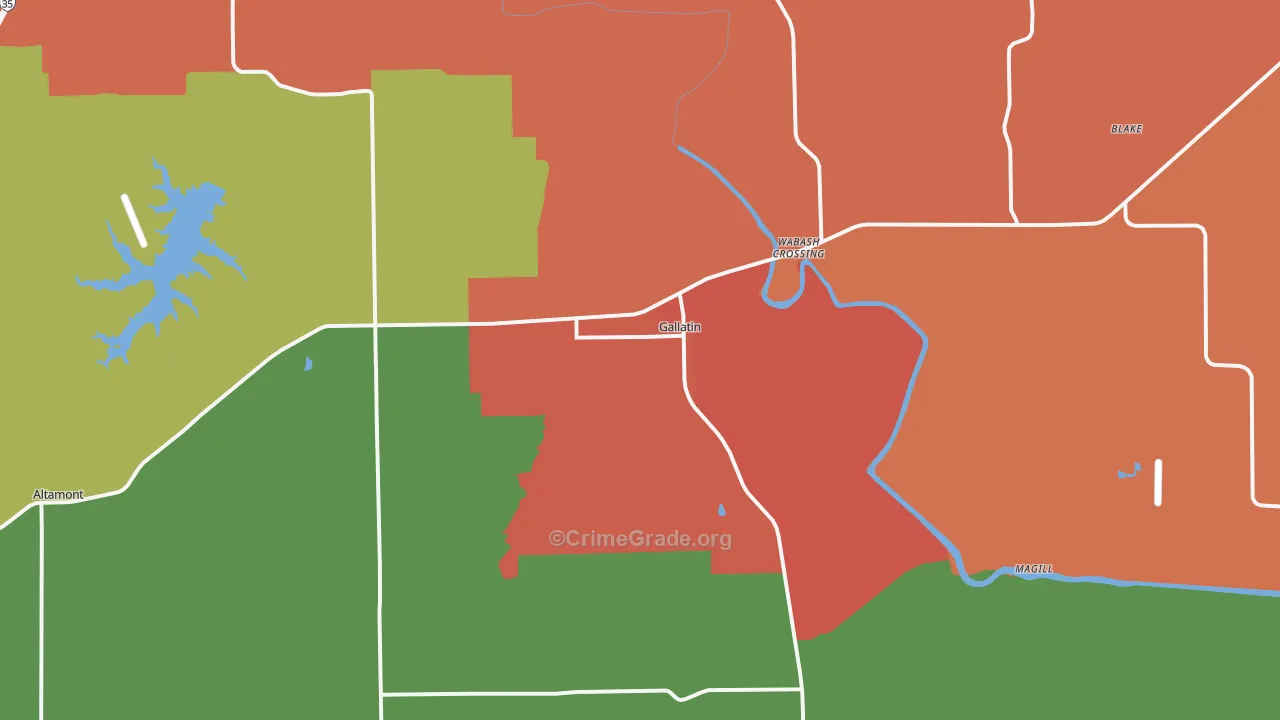 64640, MO Map of Drug-Related Crime Rates