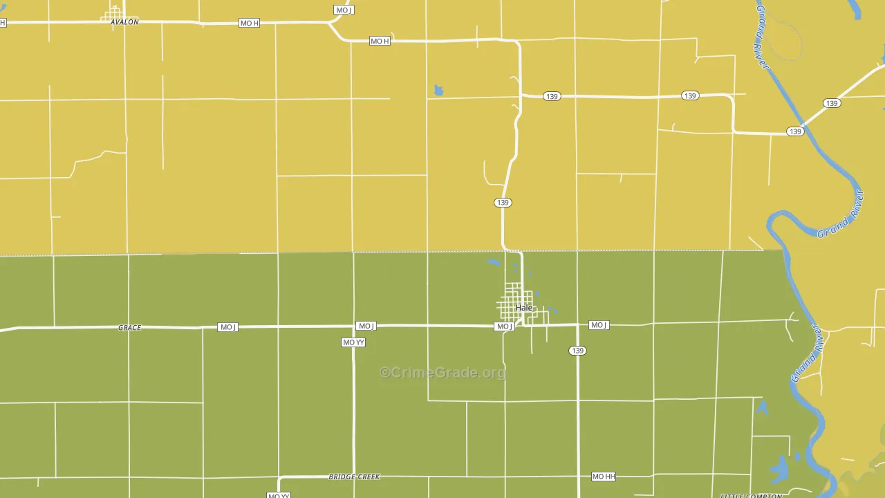 64643, MO Map of Drug-Related Crime Rates