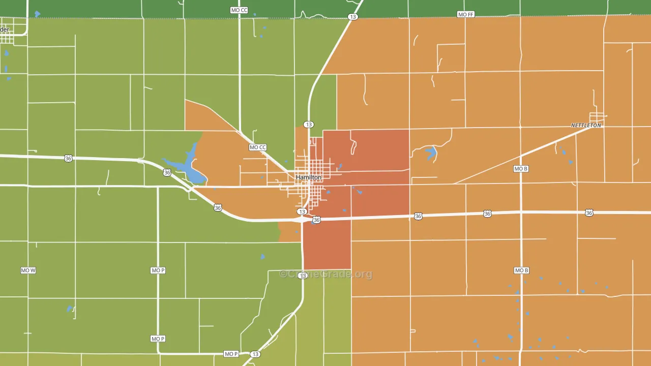 64644, MO Map of Drug-Related Crime Rates