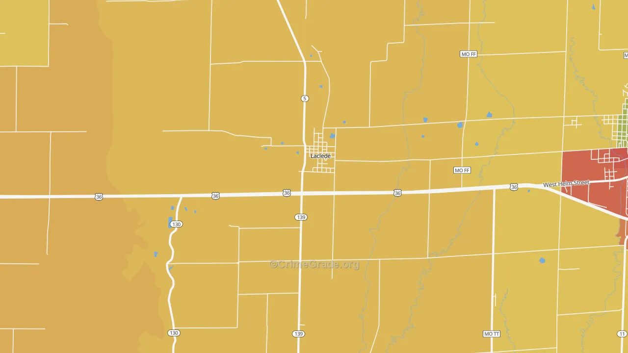 64651, MO Map of Drug-Related Crime Rates