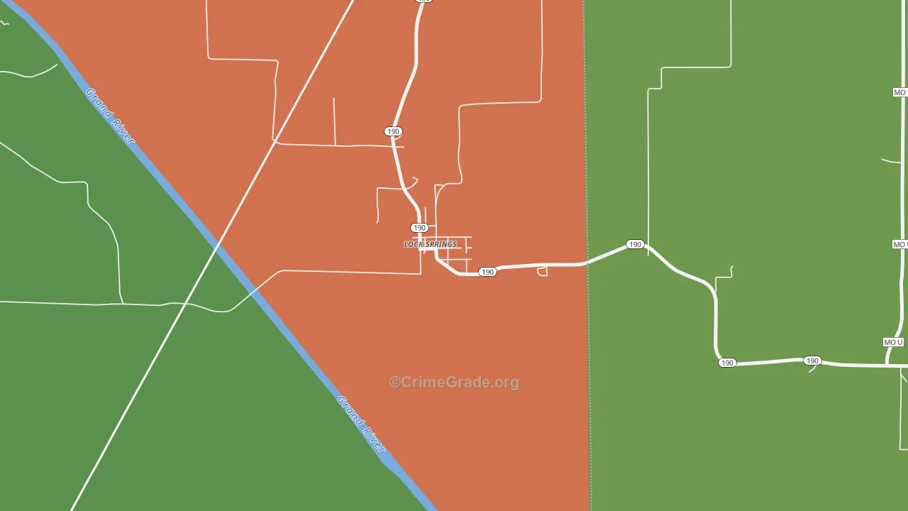 64654, MO Map of Drug-Related Crime Rates