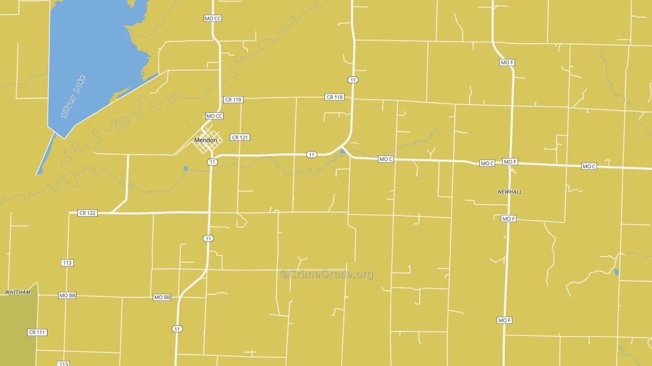 64660, MO Map of Drug-Related Crime Rates