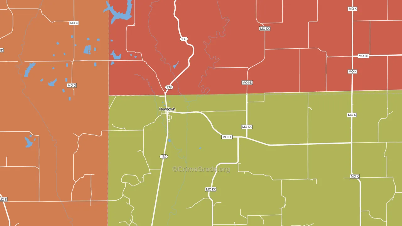 64667, MO Map of Drug-Related Crime Rates