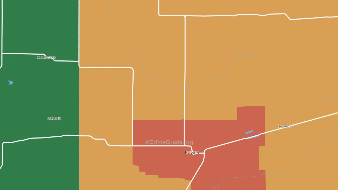 64668, MO Map of Drug-Related Crime Rates