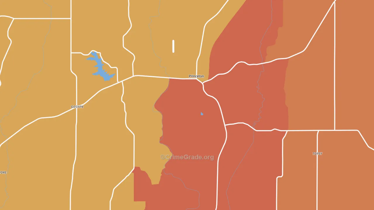 64673, MO Map of Drug-Related Crime Rates