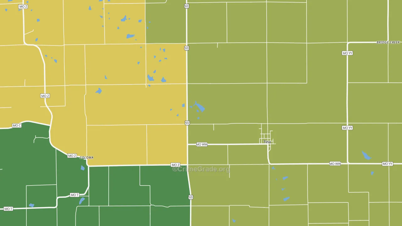 64682, MO Map of Drug-Related Crime Rates