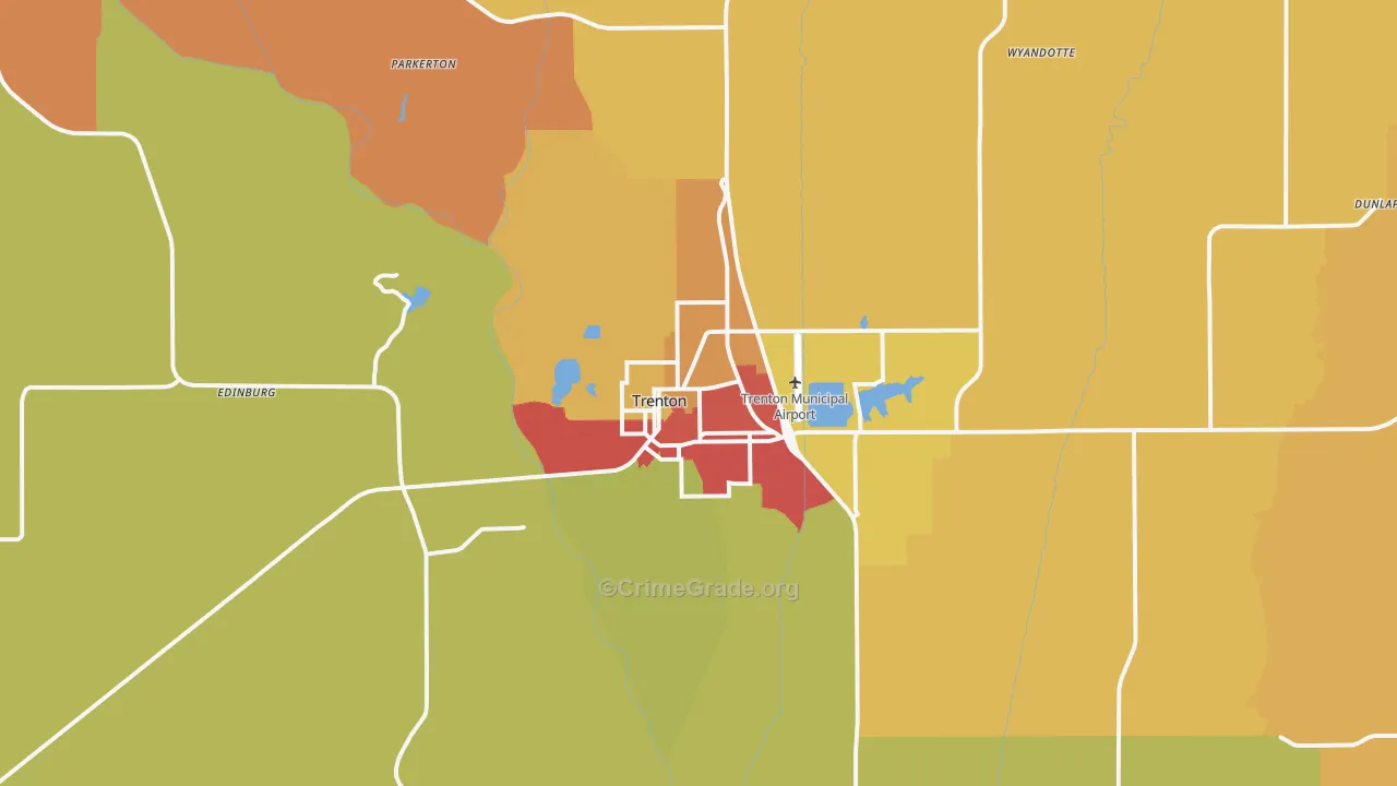 64683, MO Map of Drug-Related Crime Rates