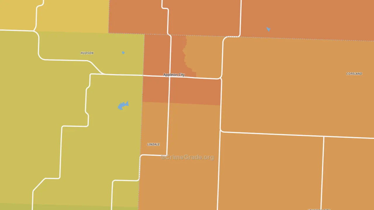 64724, MO Map of Drug-Related Crime Rates