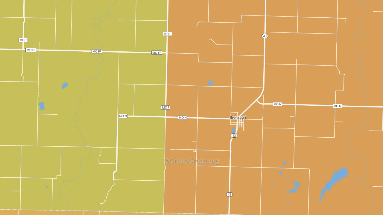 64728, MO Map of Drug-Related Crime Rates
