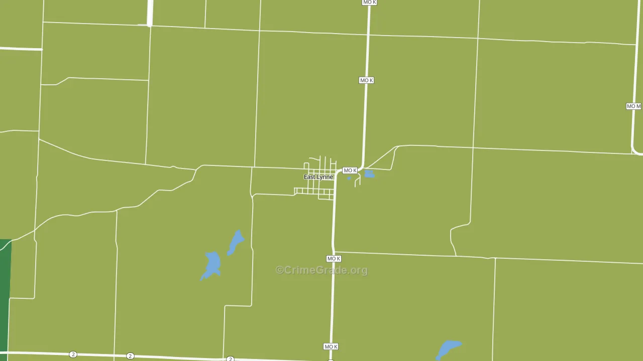 64743, MO Map of Drug-Related Crime Rates