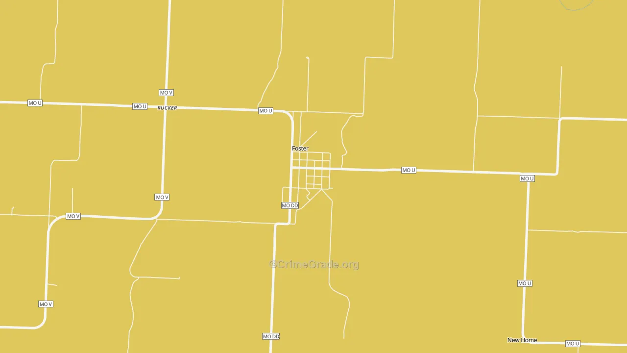 64745, MO Map of Drug-Related Crime Rates