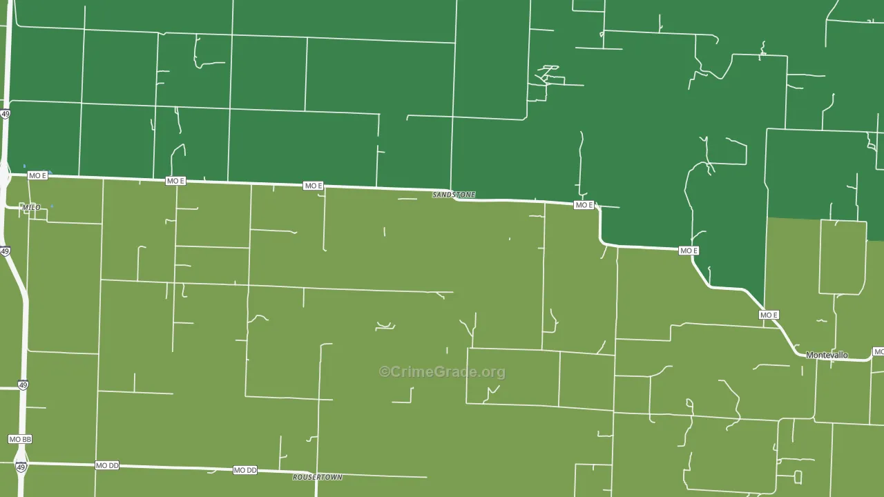 64767, MO Map of Drug-Related Crime Rates