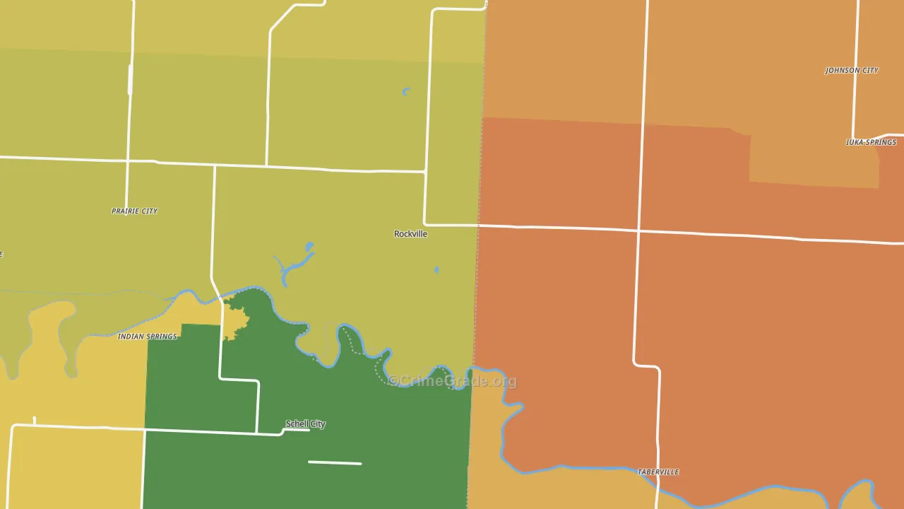 64780, MO Map of Drug-Related Crime Rates