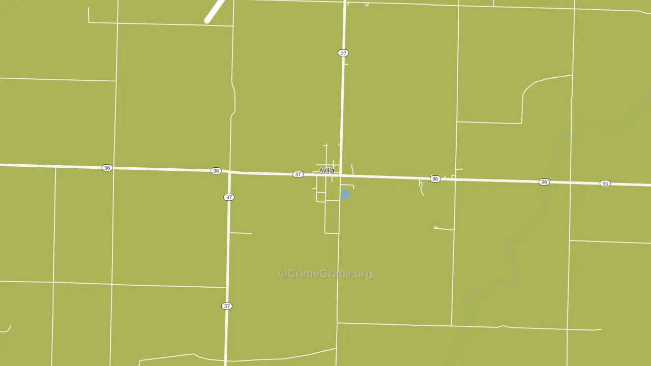64833, MO Map of Drug-Related Crime Rates