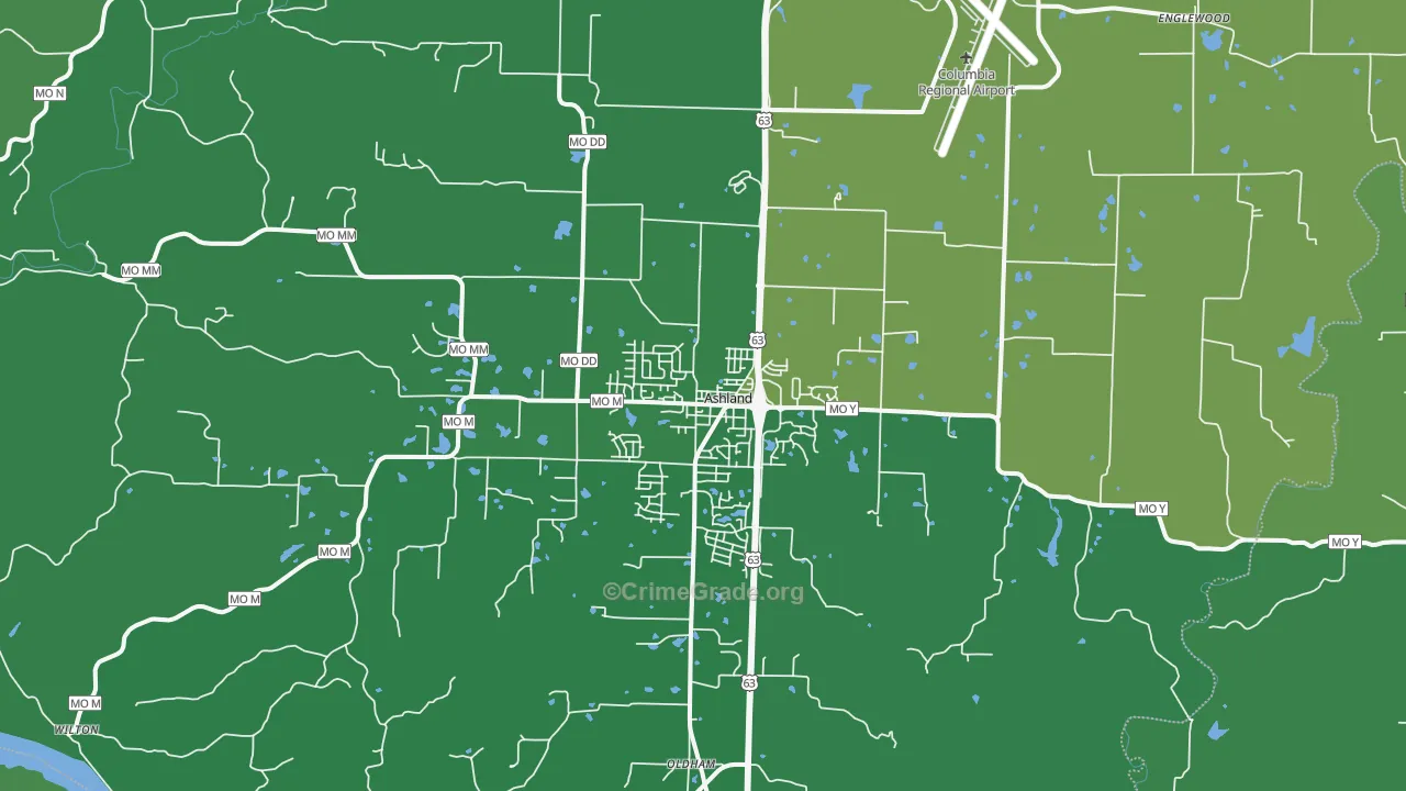 65010, MO Map of Drug-Related Crime Rates