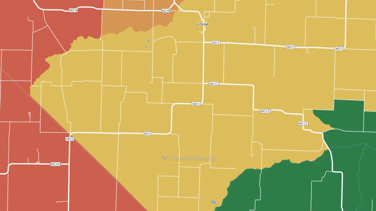 65050, MO Map of Drug-Related Crime Rates