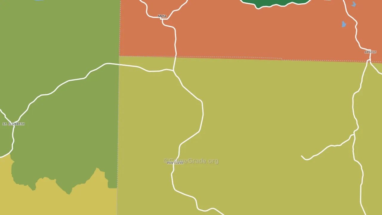65058, MO Map of Drug-Related Crime Rates