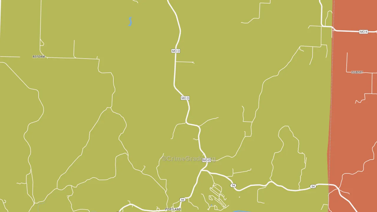65067, MO Map of Drug-Related Crime Rates