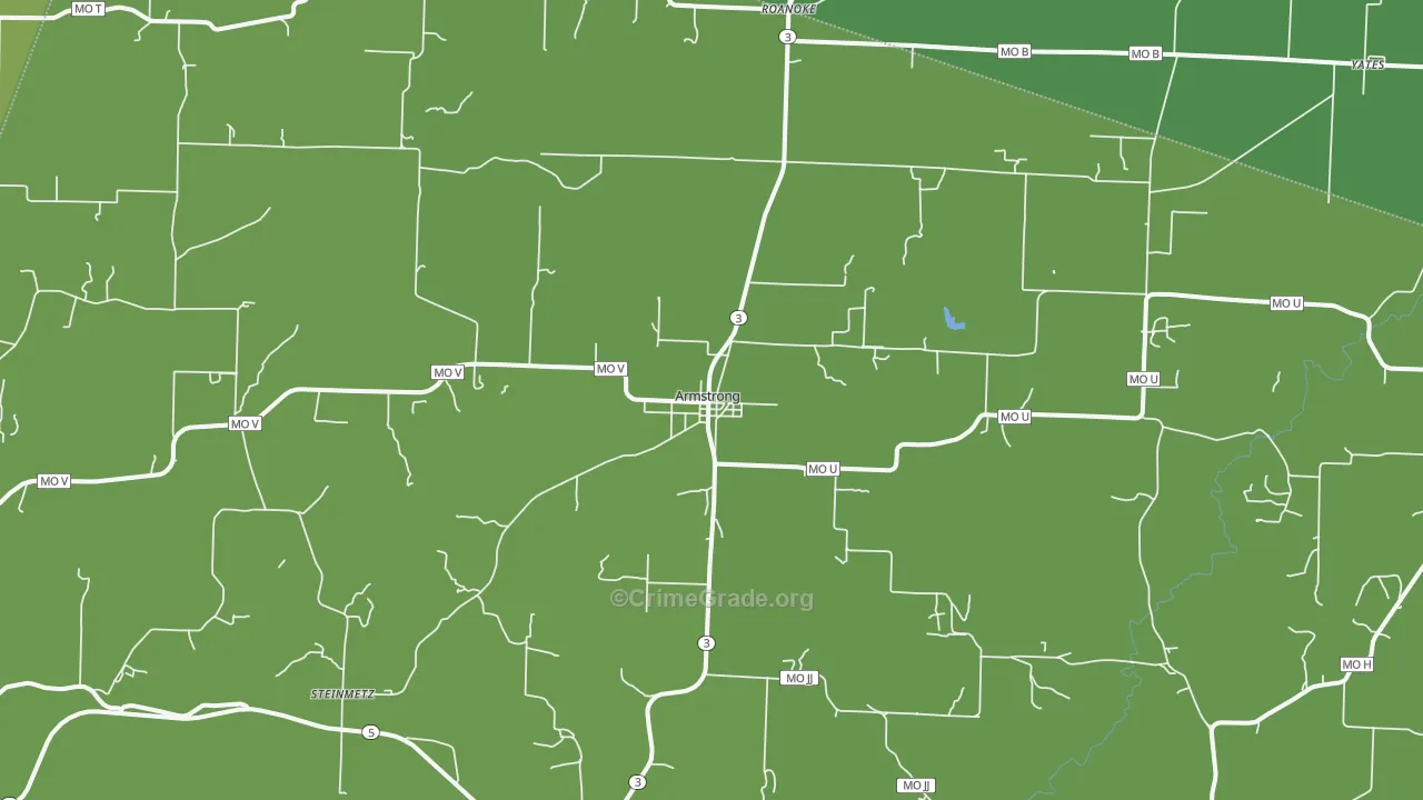 65230, MO Map of Drug-Related Crime Rates
