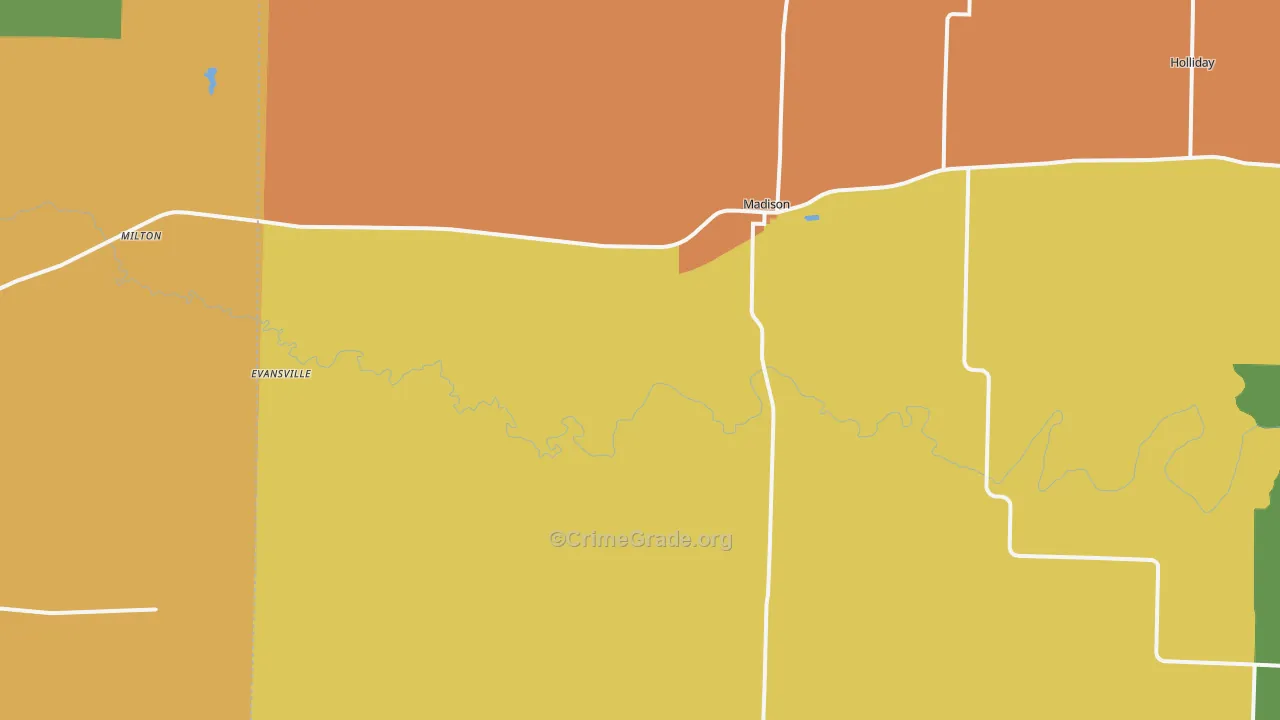 65263, MO Map of Drug-Related Crime Rates