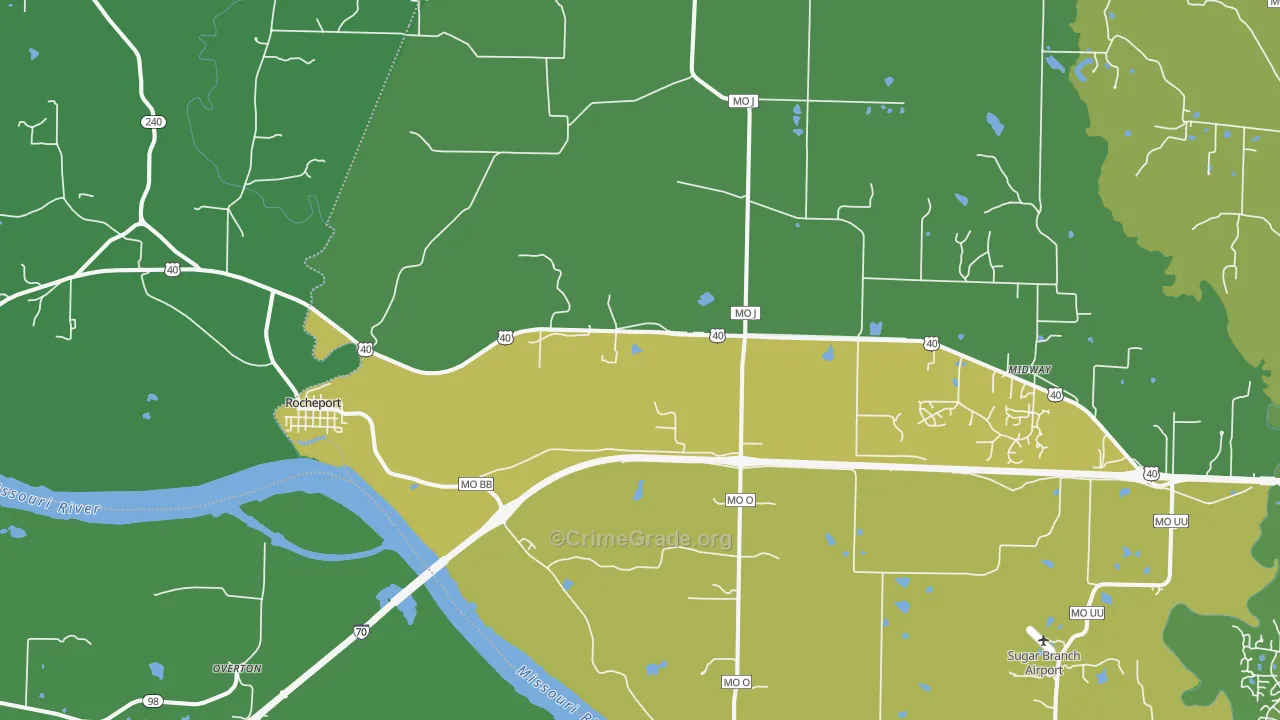 65279, MO Map of Drug-Related Crime Rates