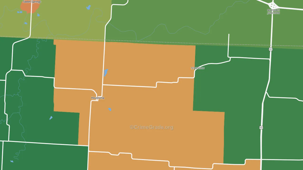 65333, MO Map of Drug-Related Crime Rates