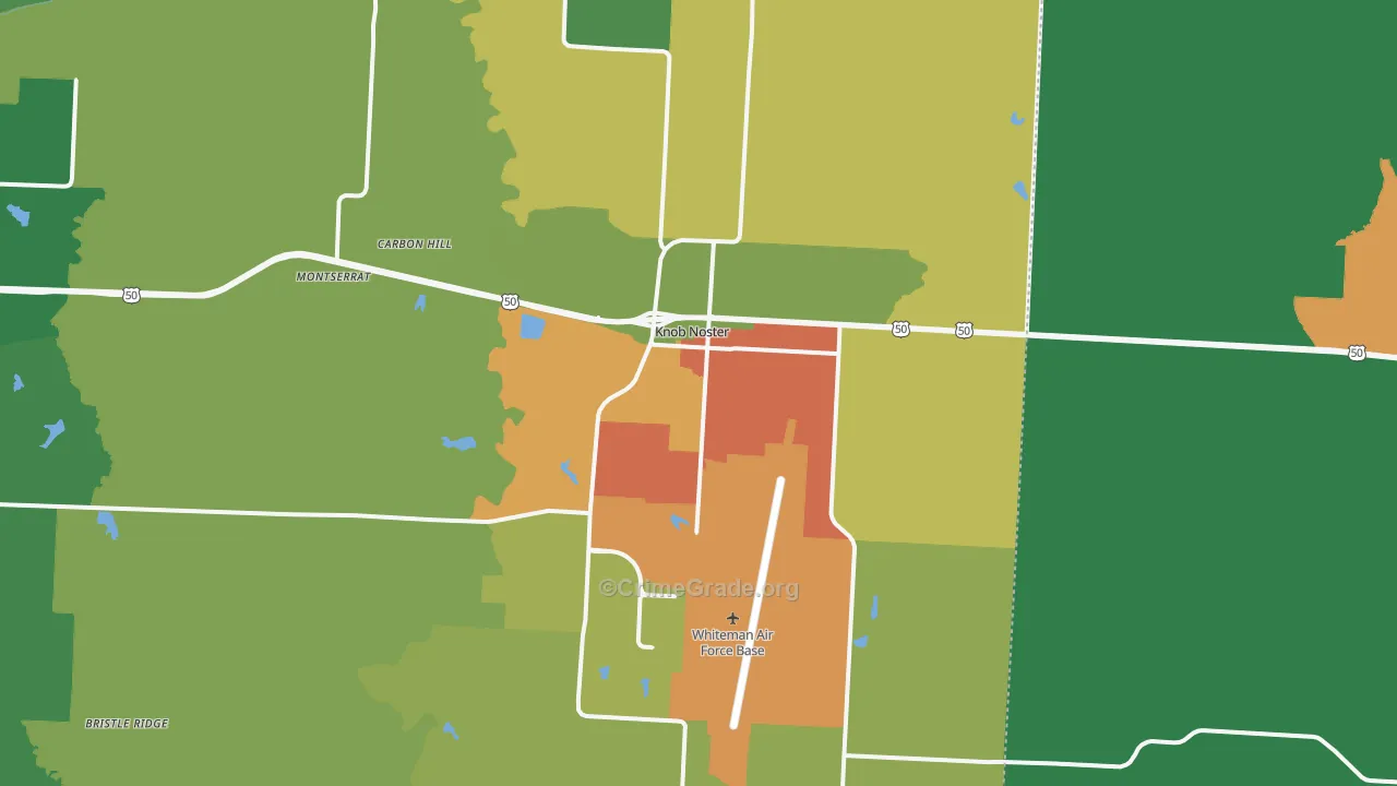 65336, MO Map of Drug-Related Crime Rates