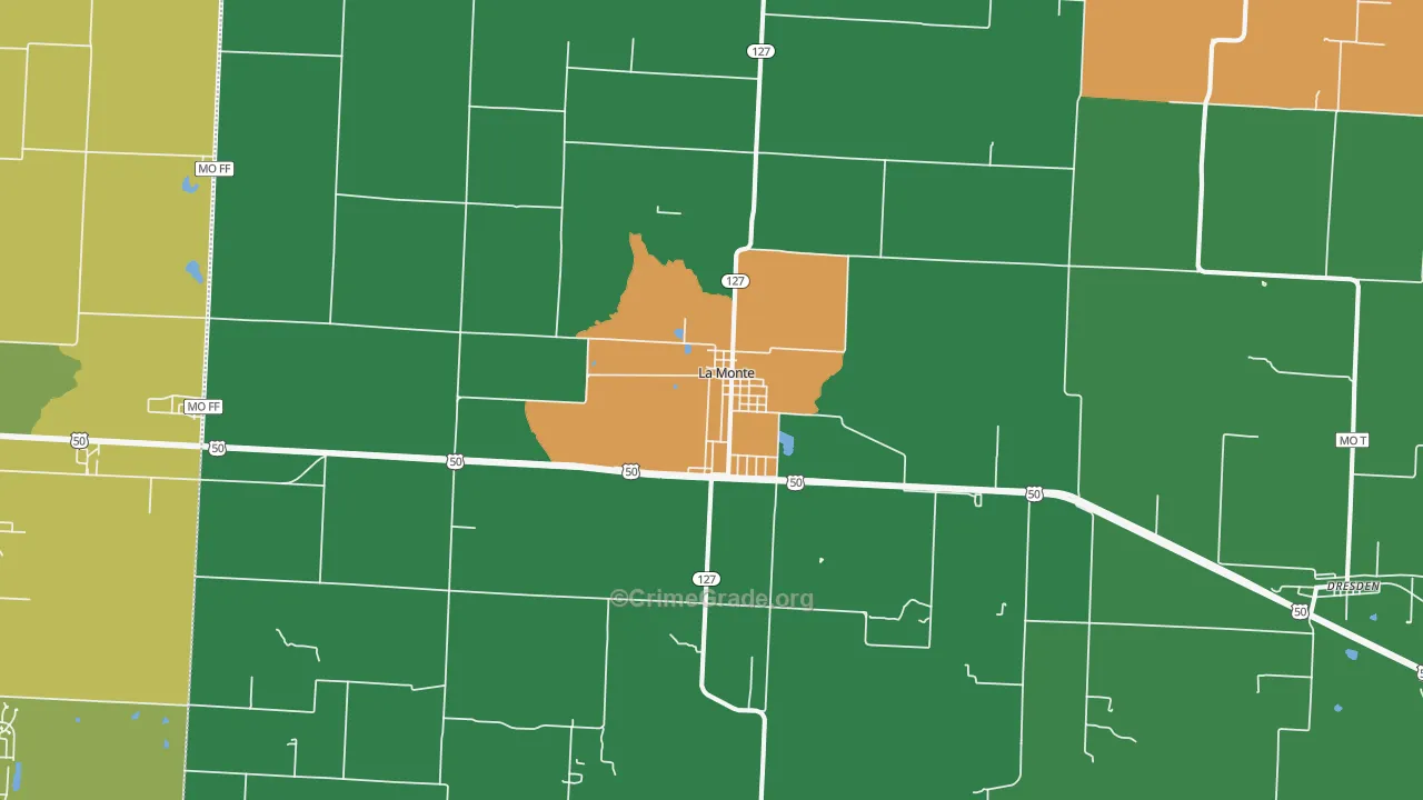 65337, MO Map of Drug-Related Crime Rates